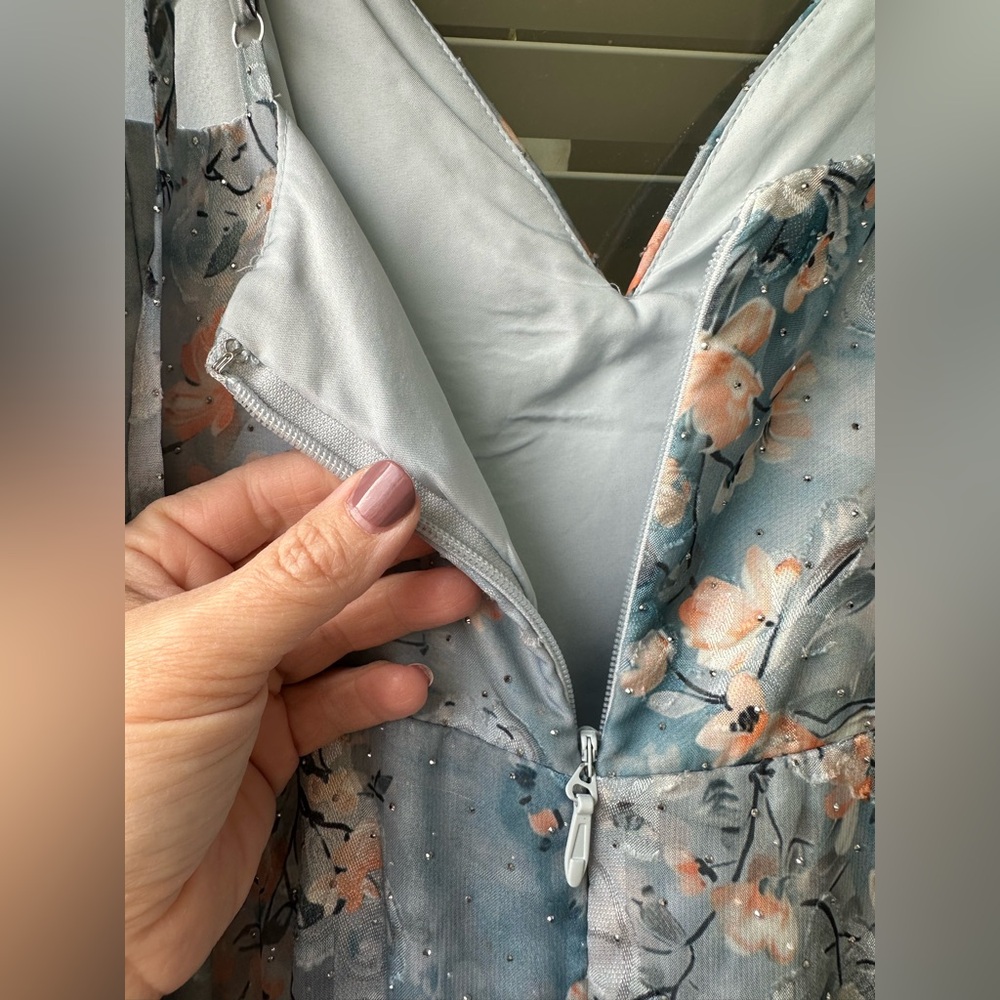 Azazie Atelier HARMONY POWDER BLUE MAXI DRESS - Picture 10 of 15